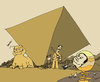 Cartoon: Ägypten steht Kopf! (small) by Pierre tagged ägypten,egypt,revolution,jasmin,freiheit,mubarak,syrien,syria,assad