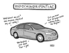 Cartoon: Hypochondripontiac (small) by a zillion dollars comics tagged automobile,car,psychology,complaining,worry,anxiety