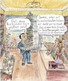 Cartoon: Bücher_Hamstern (small) by Alan tagged buchladen,hamsterkäufe,klopapier,toilettenpapier,bücher,kivi,monsterhund,buch,corona,newton,verkäuferin,käufer