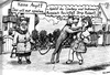 Cartoon: Will nur spielen (small) by Alan tagged hund,spielen,poker,cowboy,indianer,roulette,roulett,angst,dog,play