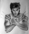 Cartoon: Wolverine (small) by Valeria tagged dibujo,drawing,portrait