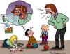 Cartoon: Kindergarden (small) by deleuran tagged school,teachers,children,play,anger,