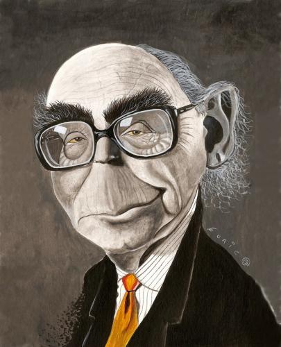 Cartoon: SARAMAGO 2 (medium) by GUAICO tagged guaico