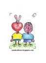Cartoon: Friends forever (small) by Raoui tagged brain,heart,freinds,picture