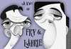 Cartoon: Bit of Fry and Laurie (small) by spot_on_george tagged stephen,fry,hugh,laurie,caricature