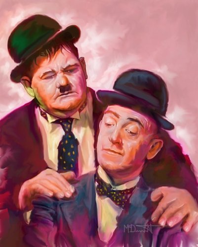 Cartoon: Laurel and Hardy Famous Comedian (medium) by McDermott tagged tvland,comedy,laurelandhardy,famouscomedian,funny,oldmovies