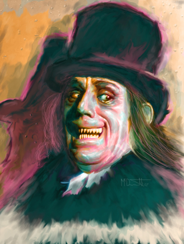 Cartoon: Lon Chaney Sr. (medium) by McDermott tagged lonchaneys,horrormovies,monster,scary,movies,silentmovies,makeup