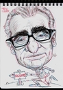 Cartoon: Caricature of Martin Scorsese (small) by McDermott tagged caricature,martinscorsese,director,taxiedriver
