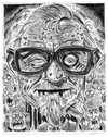 Cartoon: GEORGE A. ROMERO (small) by McDermott tagged dead,zombies,romero,dawnofthedead,scary