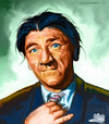 Cartoon: Shemp Howard Caricature (small) by McDermott tagged 3stooges,comedy,shemp,moe,curly,babe