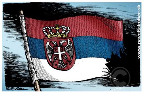 Cartoon: Kosovo (medium) by toon tagged political,cartoon