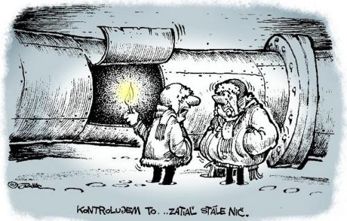 Cartoon: Russian gas (medium) by toon tagged cartoon