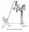Cartoon: Before ladders (small) by Jedpas tagged cartoon,funny,technology