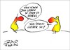 Cartoon: Haltungs-Fragen (small) by BoDoW tagged so,sicht,haltung,meinung,philosophie,lebensphilosophie