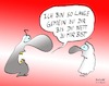 Cartoon: Ungeschickter Versuch (small) by BoDoW tagged doublebind,doppelbindung,beziehung,gemein,nett,kommunikation,aggression,zwang,erpressung