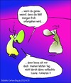 Cartoon: Weltuntergang und gute Laune (small) by BoDoW tagged weltuntergang,ende,der,welt,gute,laune,nütze,die,zeit,schlechte,zeiten,optimismus,carpe,diem