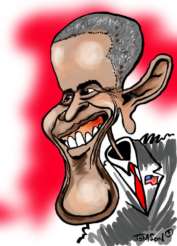 Cartoon: ... (medium) by to1mson tagged barack,obama,usa,amerika,stany