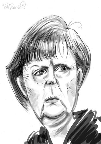 Cartoon: ... (medium) by to1mson tagged merkel,deutscland,germany,niemcy