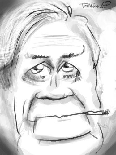 Cartoon: Helmut Schmidt (medium) by to1mson tagged helmut,schmidt,politiker,kanzler,kanzlerz,chancellor,germany,niemcy,deutschland