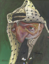 Cartoon: Yasser Arafat (small) by manohead tagged caricatura caricature manohead