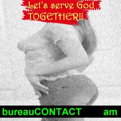 Cartoon: buCO_24 Serve God together (medium) by Age Morris tagged agemorris,personals,getadate,date,datelife,internetdating,dating,internet,contact,datingtoons,single,singlelife,serve,god,thelord,ourlord,servegodtogether