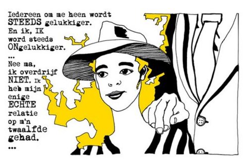 Cartoon: Allemaal buurmeisje - een (medium) by Age Morris tagged mobiel,gesprek,moeder,ma,relatie,kutkarel,hunkeren,seks,liefde,allemaalbuurmeisje,buurmeisje,allemaal,timvanbroekhuizen,agemorris