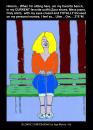 Cartoon: AM - Feeling ZEN (small) by Age Morris tagged agemorris,blondeconfessions,blondconfessions,feelingzen,zen,uhm,om,aum,spirituality,awakening,favoriteoutfit,zara,mexx,only,bench,eyesclosed,focus,personalmantra,totallyfocused