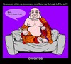 Cartoon: CouchYogi Oprah equals Truth (small) by MoArt Rotterdam tagged yogatoon doyoga yogaexercise yogapose gurutalk guru couchtalk couchyogi couchyoga opray mum sister truth yogaisit isityoga
