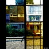 Cartoon: MH - Leaded Light Window (small) by MoArt Rotterdam tagged rotterdam glasinlood leadedlight colorful windowview raam