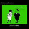 Cartoon: Side Track or Wrong Track (small) by MoArt Rotterdam tagged bizzbuzz,managementcartoons,managementadvice,officelife,businesscartoons,officesurvival,sidetrack,wrongtrack,secrettip,annoy,coworker