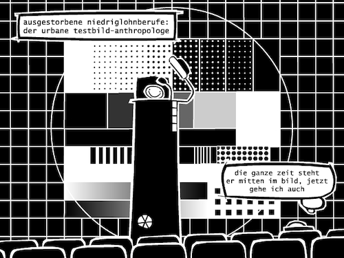 Cartoon: Niedriglohn (medium) by bob schroeder tagged testbild,anthropologie,urban,job,beruf,niedriglohn,mindestlohn