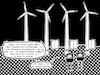 Cartoon: Aussicht (small) by bob schroeder tagged windrad windpark windenergie energiewende protest landschaft verschandelung offshore