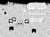 Cartoon: Kuschelbot (small) by bob schroeder tagged bot,roboter,ai,ki,mensch,therapie,pflege,robozän