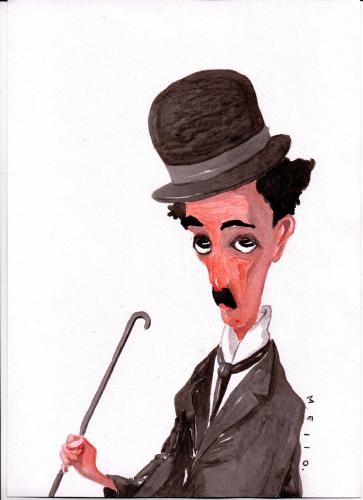 Cartoon: Chaplin (medium) by Mello tagged caricature