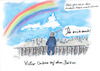 Cartoon: Gott (small) by Skowronek tagged victor,orban,regenbogen,schwule,lesben,wolken,stinkefinger,gott,china,homosexuelle,skowronek,karikatur,cartoon