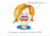 Cartoon: Julia Klöckner (small) by Skowronek tagged julia,klöckner,landwirtschaft,nutri,code,nestle,fett,zucker,salz,nährwertampel,übergewicht