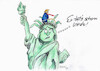Cartoon: Liberty (small) by Skowronek tagged freiheitsstatue,trump,amerika,usa,wahlen,republikaner,demokraten,skowronek,cartoons,karikaturen