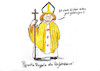 Cartoon: Päpstin Angela (small) by Skowronek tagged angela,merkel,ursula,van,der,layen,boris,johnson,corona,skowronek,karikaturpandemie,lockdown,eu,brexit