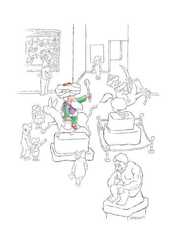 Cartoon: Nasreddin Hodscha (medium) by Mehmet Karaman tagged nasreddin,hodscha,humor