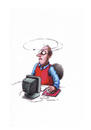 Cartoon: Digitaler Alltag (small) by Mehmet Karaman tagged digital computer maus pc