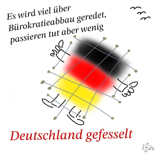 Cartoon: Gulliver (medium) by legriffeur tagged deutschland,bürokratie,staat,wirtschaft,bürokratismus,bundesregierung,vorschriften