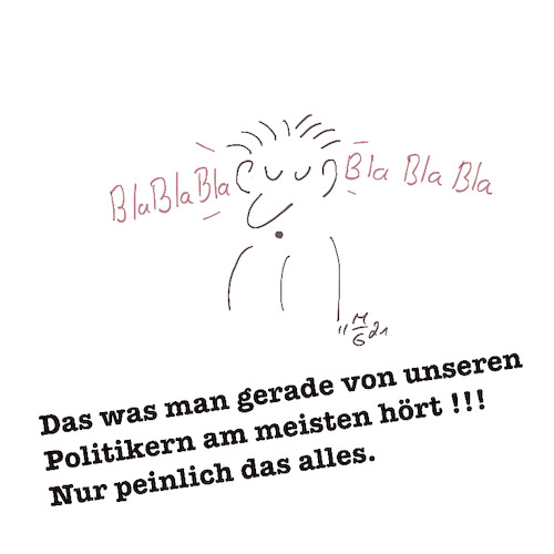 Cartoon: Nix als Bla Bla (medium) by legriffeur tagged innenpolitik,deutschland,legriffeur61,politik,parteien,krisen,bla