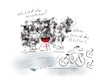 Cartoon: Albtraum Tourzuschauer (small) by legriffeur tagged tourdefrance,tour,de,france,radsport,zuschauer