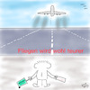 Cartoon: Fliegen wird teurer (small) by legriffeur tagged fliegen,flugtickets,flugticketsteuer,steuern,bundesregierung,fliegenwirdteurer,passagierflüge