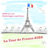 Cartoon: Tour de France 2022 (small) by legriffeur tagged tourdefrance,tourdefrance2022,radsport,radfahren,rennrad,sport,cyclisme,tourdefranceenfrance,lafrance
