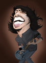 Cartoon: Dave Grohl (small) by Paulista tagged dave,grohl,caricature,foo,fighters