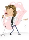 Cartoon: Mick Jagger (small) by Paulista tagged mick jagger caricature rolling stones