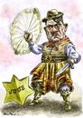 Cartoon: Hitler_gaucho (small) by Bob Row tagged argentina,anisemitism,junta,hitler,gaucho