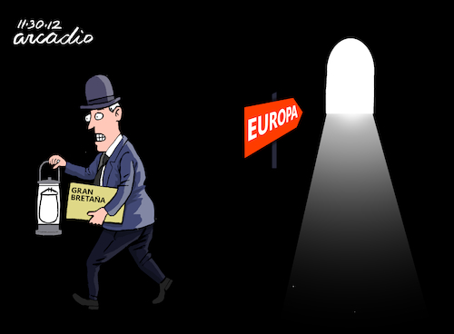 Cartoon: Beyond Brexit. (medium) by Cartoonarcadio tagged brexit,great,britain,economy,europe,euro