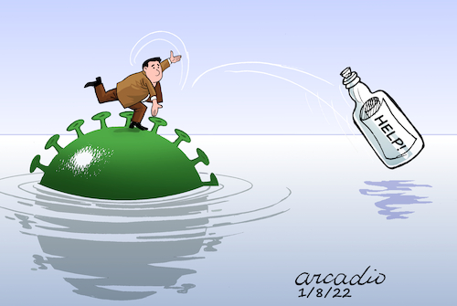 Cartoon: Covid without truce. (medium) by Cartoonarcadio tagged covid,pandemic,vaccines,health